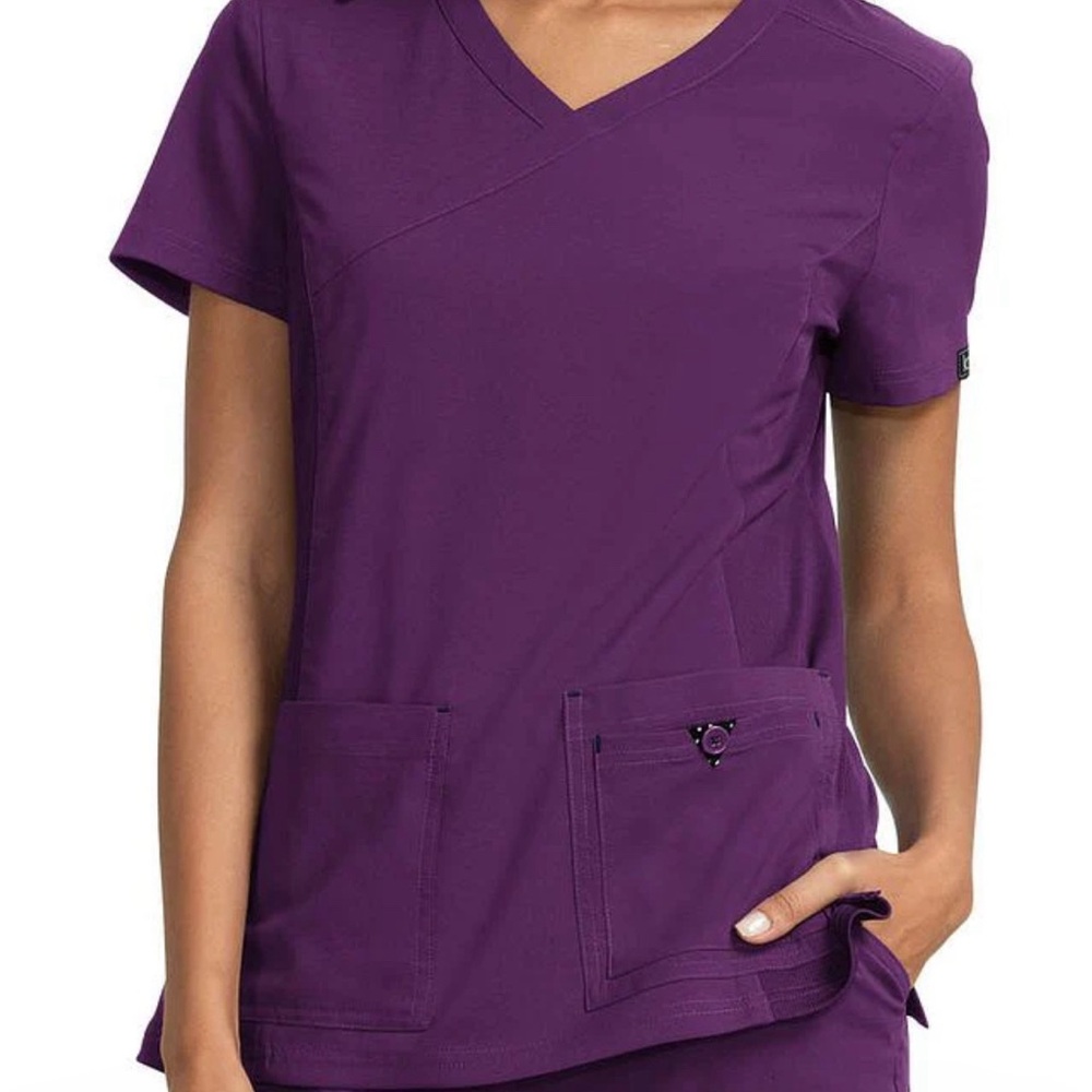 Koi Basics Medium Eggplant Scrubs